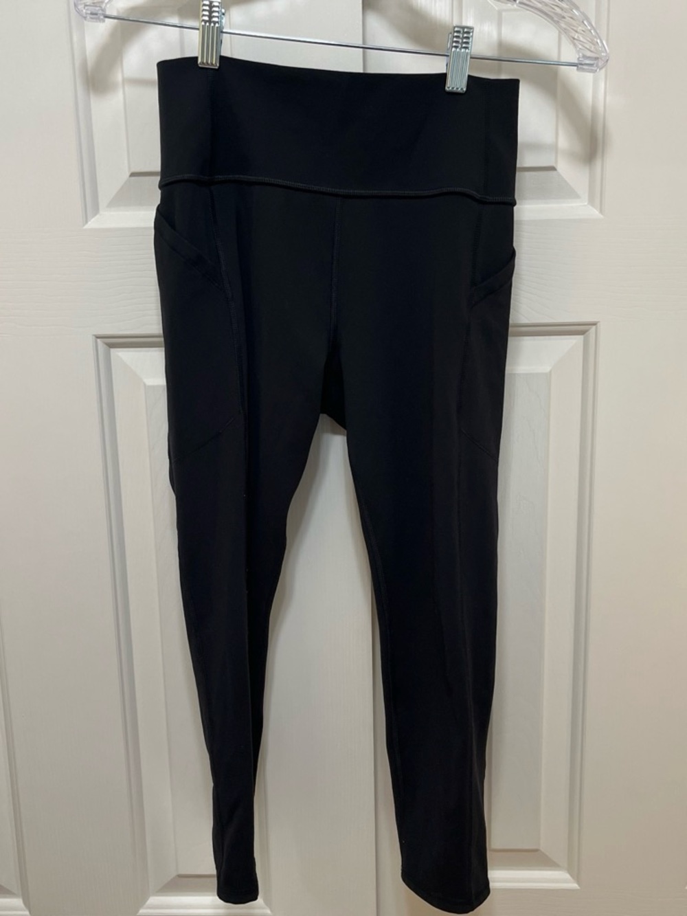 all in motion Women's Black High-Waist Leggings with Side Pockets